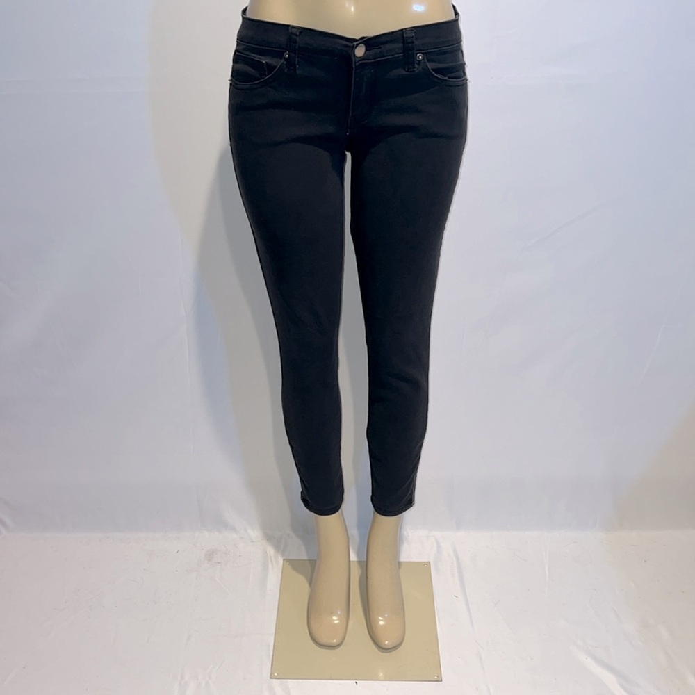 Forever 21 Black Pants with Side Ankle Zippers.